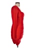 THATSSOFETCH 100% Polyester Red Cocktail Dress Size 10 - photo 4