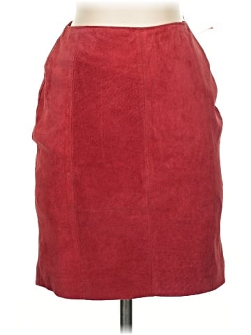 Hugo Buscati Collection Leather Skirt (view 1)