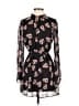 Millibon 100% Polyester Floral Black Casual Dress Size S - photo 1