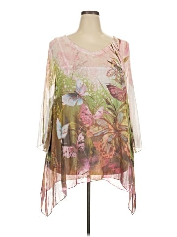 Cal Style 3/4 Sleeve Blouse (view 1)