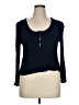 ModCloth 100% Rayon Blue Long Sleeve Top Size XL - photo 1