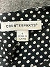Counterparts 100% Polyester Black Sleeveless Blouse Size L - photo 7