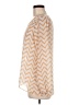Charming Charlie 100% Polyester Chevron-herringbone Ivory Long Sleeve Blouse Size M - photo 5