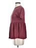 Shein Burgundy Short Sleeve Top Size 8 - 10 - photo 5