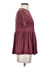 Shein Burgundy Short Sleeve Top Size 8 - 10 - photo 4