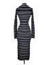 A.L.C. Stripes Blue Casual Dress Size S - photo 2