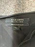 ALLSAINTS 100% Silk Graphic Black Cocktail Dress Size 2 - photo 7