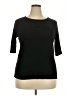 A New Day Black 3/4 Sleeve Top Size XXL - photo 1