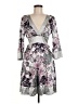 Speechless 100% Polyester Floral Gray Cocktail Dress Size 9 - photo 1