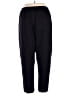 Citron Solid Black Silk Pants Size 1X - photo 2