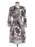 Speechless 100% Polyester Floral Gray Cocktail Dress Size 9 - photo 2