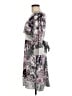Speechless 100% Polyester Floral Gray Cocktail Dress Size 9 - photo 5