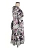 Speechless 100% Polyester Floral Gray Cocktail Dress Size 9 - photo 4
