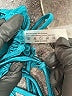 Unbranded Solid Teal Swimsuit Top Size L - photo 3