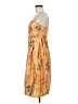 James Coviello 100% Polyester Tropical Orange Cocktail Dress Size 6 - photo 5