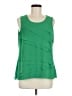 Coldwater Creek 100% Polyester Green Sleeveless Blouse Size M - photo 1