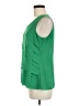 Coldwater Creek 100% Polyester Green Sleeveless Blouse Size M - photo 5