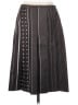 Etcetera 100% Silk Stripes Black Silk Skirt Size 4 - photo 2