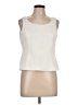 Kasper 100% Polyester Ivory Sleeveless Blouse Size 10 (petite) - photo 1