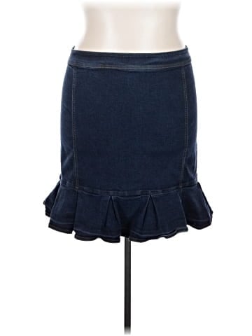 Ann Taylor Denim Skirt (view 1)