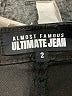 Almost Famous Graphic Black Jeans Size 2 - photo 7