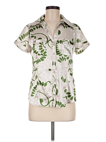 BCBGMAXAZRIA Short Sleeve Blouse (view 1)