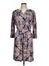 Luxology Paisley Blue Casual Dress Size 12 - photo 1