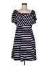 Charming Charlie Stripes Blue Casual Dress Size M - photo 1