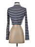 Romwe 100% Polyester Blue Long Sleeve Top Size 4 - photo 2