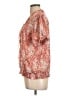 Apt. 9 100% Polyester Orange Short Sleeve Blouse Size L - photo 5