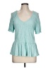 Torrid Teal Short Sleeve Top Size Lg Plus (0) - photo 1