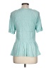 Torrid Teal Short Sleeve Top Size Lg Plus (0) - photo 2