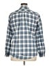 Eddie Bauer Plaid Blue Long Sleeve Button-Down Shirt Size XL - photo 2