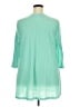 Catalina 100% Polyester Teal 3/4 Sleeve Blouse Size 2X - photo 2