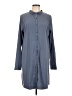 ADAY Gray Long Sleeve Blouse Size L - photo 1