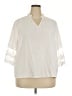 Unbranded 100% Polyester Ivory 3/4 Sleeve Blouse Size XXXL - photo 1