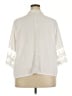 Unbranded 100% Polyester Ivory 3/4 Sleeve Blouse Size XXXL - photo 2
