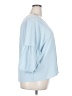 Cream & Sugar Blue 3/4 Sleeve Top Size XXL (estimated) - photo 4