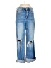 Flying Monkey Hearts Blue Jeans Size 25 waist - photo 1