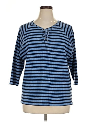 Chaps 3/4 Sleeve Top (view 1)