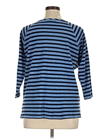 Chaps 3/4 Sleeve Top (view 2)