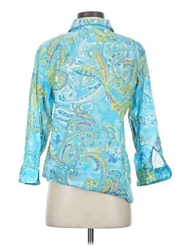 Lauren By Ralph Lauren 3/4 Sleeve Blouse - back