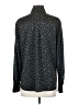 Lafayette 148 New York 100% Polyester Polka Dots Blue Long Sleeve Blouse Size S - photo 2