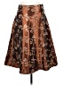 Fabulous 100% Polyester Paisley Brown Formal Skirt Size S - photo 2