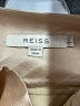 Reiss Solid Tan Ivory Silk Skirt Size 2 - photo 4