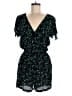 Hiatus 100% Rayon Green Black Romper Size M - photo 1