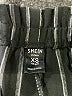 Shein Stripes Black Shorts Size XS - photo 3