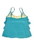 Miraclesuit Teal Blue Swimsuit Top Size 12 - photo 2