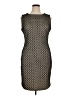 Gibson Latimer Houndstooth Black Cocktail Dress Size 14 - photo 1