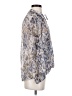 Veronica M. 100% Polyester Paisley Blue Long Sleeve Blouse Size S - photo 4